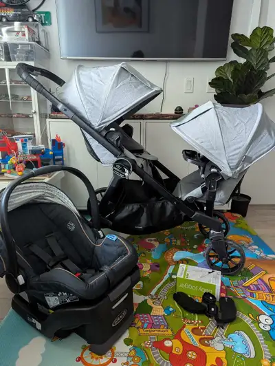 2021 Carseat & baby jogger double stroller, View more