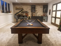 New 4x8' Rustic Pool Table - customize your wood finish & cloth