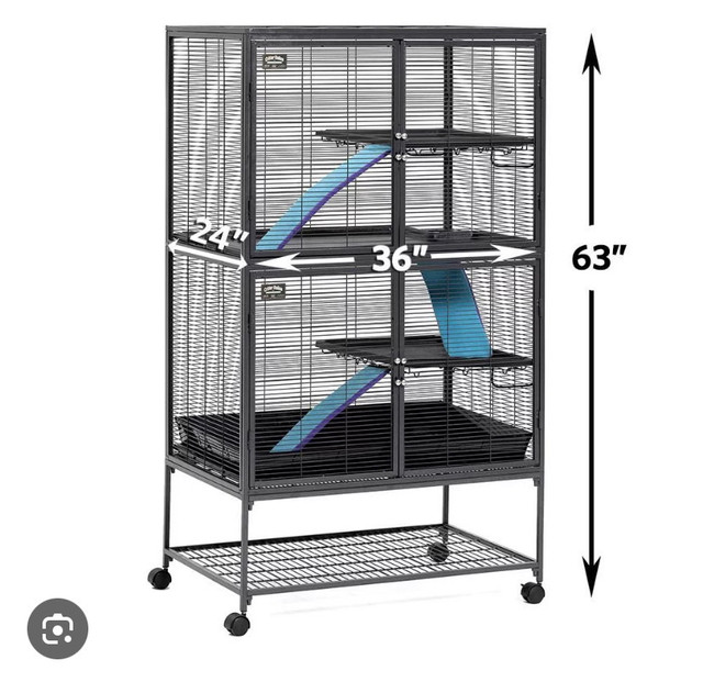 Large cage with complete rat set up and accessories  in Accessories in Peterborough - Image 3