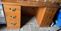 Custom made wood desk - Free