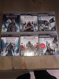 Assassins Creed PlayStation 3 PS3 games $5 each