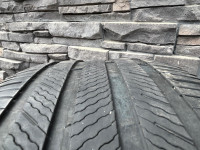 Michelin Premier LTX all season tires.