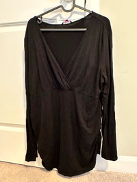 Woman’s Maternity Long Sleeve Shirt - Size XL