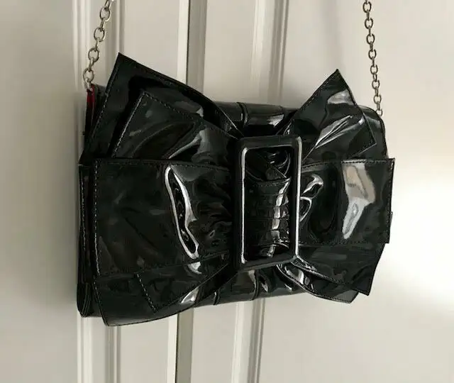 WOMEN BLACK PARTY EVENING CLUTCH SHOULDER BAG in Other in City of Toronto - Image 3