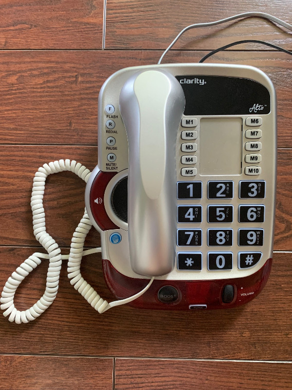 CLARITY Alto Amplified Corded Phone with Big Buttons in Home Phones & Answering Machines in Ottawa