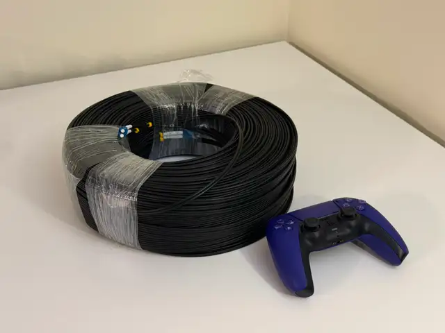 NEW UNUSED 300m Duplex Fibre Optic Cable Roll G657A2 Single Mode in Cables & Connectors in Mississauga / Peel Region - Image 2