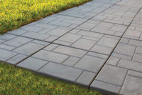 Concrete cement ciment patio tile blocks blocs