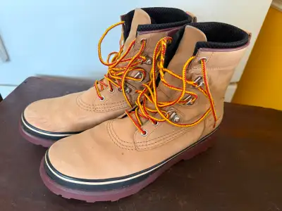 Sorel Men's Caribou Street Workmen's Style Boots Waterproof Buff, View more