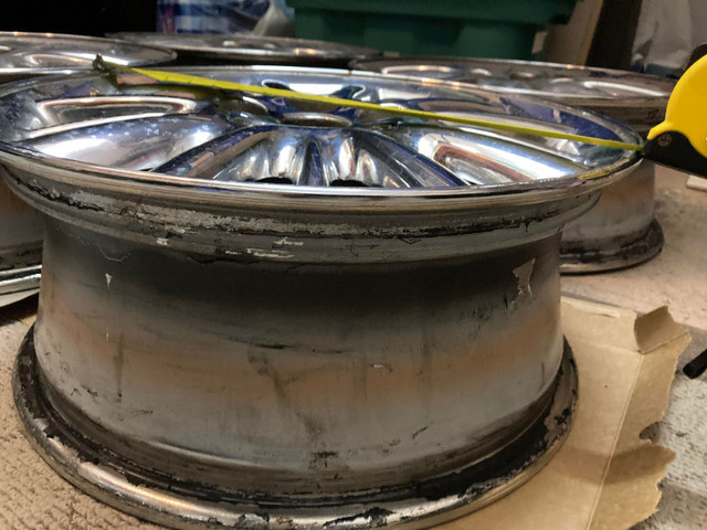 Dodge/Chrysler OEM 16" Chrome Alloy rims -- $105 ALL 4 wheels in Tires & Rims in St. Catharines