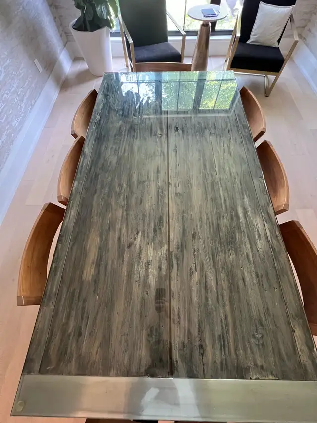 Reclaimed wood dining room table in Dining Tables & Sets in City of Toronto - Image 7