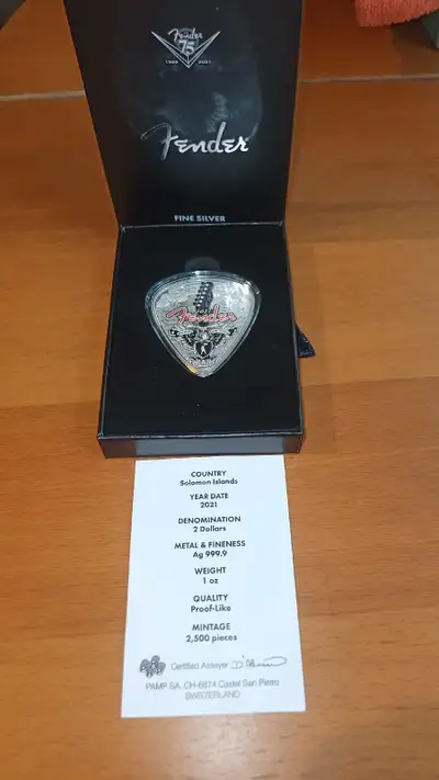 Fine silver coin., View more