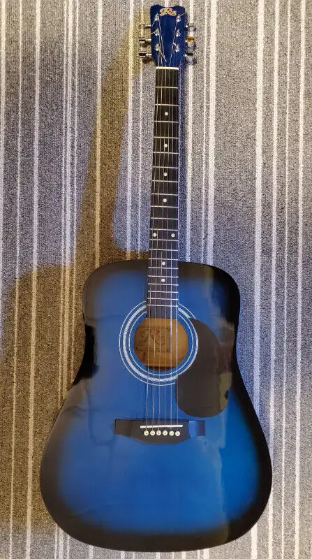 ROSE Acoustic Guitar Royal Blue