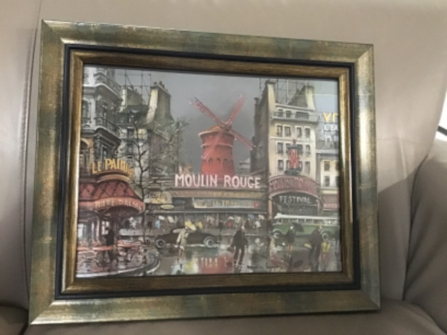 Cadre Paris Le Moulin Rouge dans Décoration intérieure et accessoires  à Longueuil/Rive Sud - Image 2