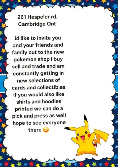 New pokemon shop please come out everyone, View more