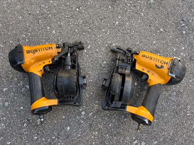 (2) Bostich air-gun roofing nailers, View more