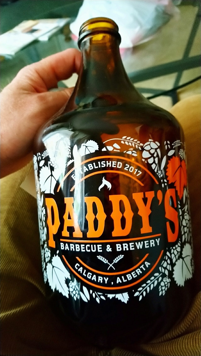 Paddy's brewery Growler for Sale Other Calgary Kijiji