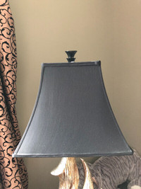 2 Table Lamps - metal gold color.