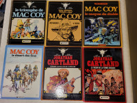 MAC COY/CARTLAND (6 bandes dessinées western)