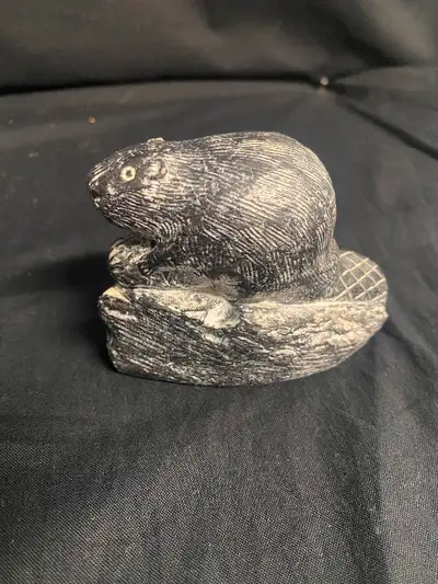 Hand Made Carved Beaver, View more