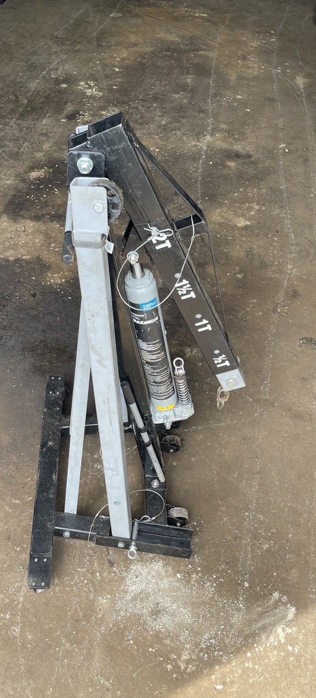 2 Ton Folding Engine Motor Hoist Crane OBO Other Edmonton Kijiji