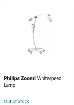 Philips Zoom! WhiteSpeed Lamp, View more