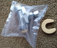 Never Opened: Supply Stop Tee Ball Valve with Disconnect Tool