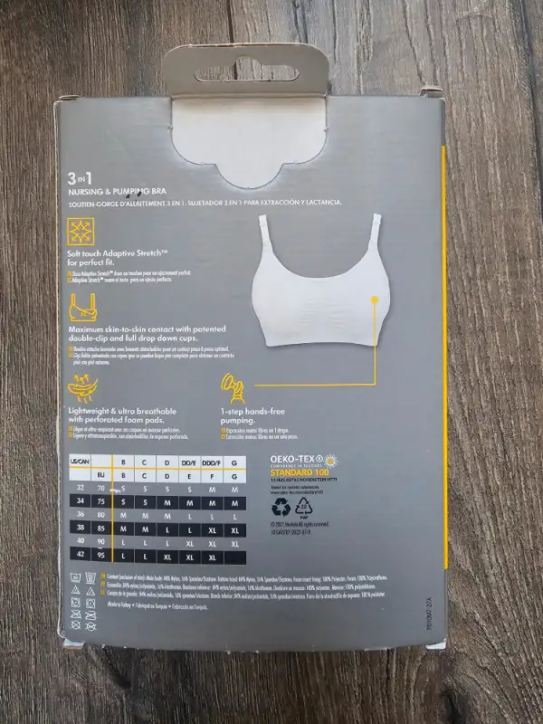 Medela 3 in 1 nursing + pumping bra size small62863737505537121