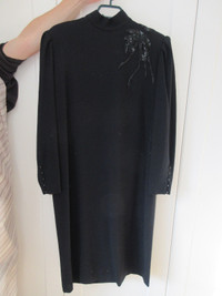 Robe en laine vintage Michel Robichaud