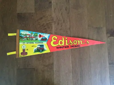 From the 1970s. Measures approximately 27 inch total length. Has some creasing as shown. From smoke...