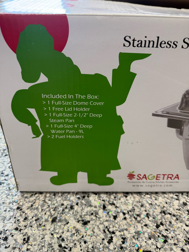Stainless steel Chafing Dish (1) in Other in Strathcona County - Image 2