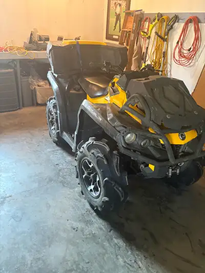 Canam quad for sale, all new bushings, new shock, new brakes only 3000km. Well maintained quad.