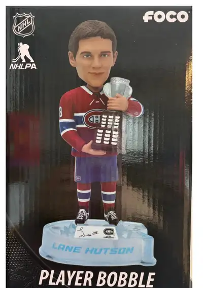 Lane Hutson Bobble Head Montreal Canadiens FOCO Ltd Edition 2025, View more