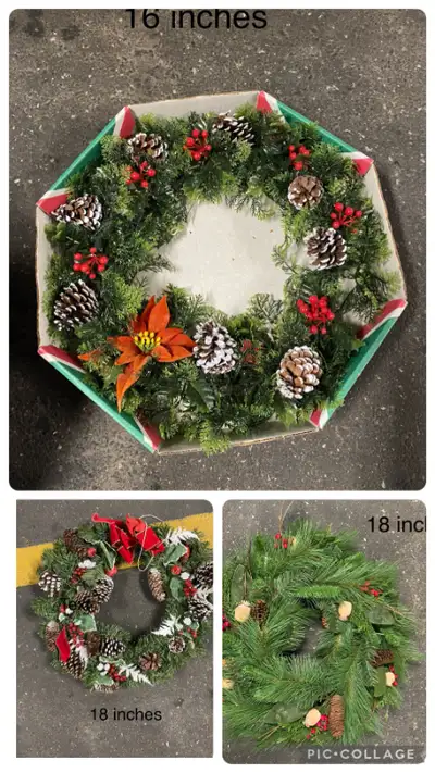 Wreaths Christmas and winter priced separately, View more