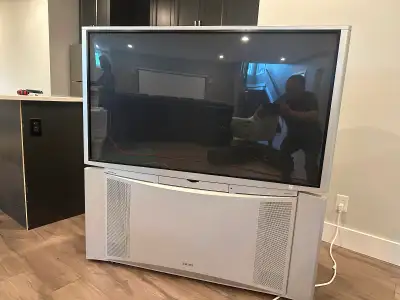 FREE - Large Rear-Projection TV & Stand (Pick up only), View more