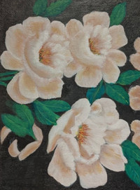 White Roses : Painting