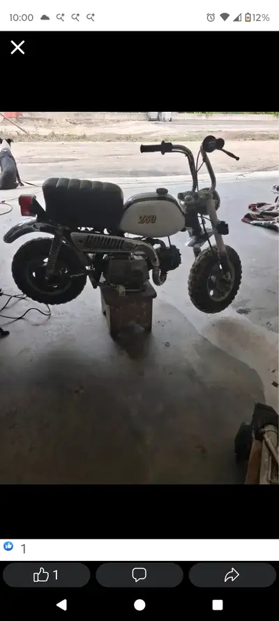 Great little bike that runs well and is ready to ride. I recently cleaned the carburetor and replace...