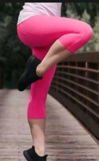 Zyia s12 hot pink capris 