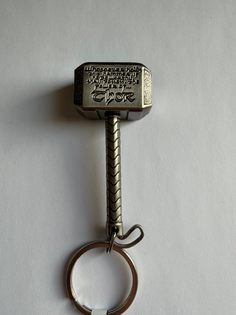 Thor Hammer Pewter Key Fob - $25