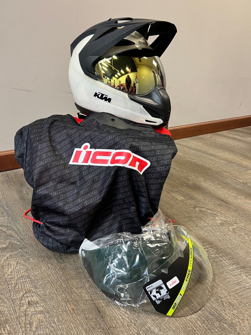 ICON Varriant Construct Motorcycle Helmet Motorcycle Parts