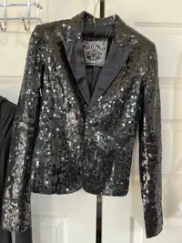 NWOT Guess sequinned blazer xs