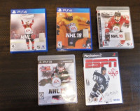 Lot of Various PlayStation Hockey Video Games