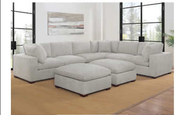 Brand New Fabric Modular Sectional in Couches & Futons in Winnipeg - Image 2