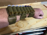 Tactical Molle Style Shotgun Shell Holder- 8 Rounds For Forearm