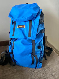 hiking backpack 70L with stowable harness system