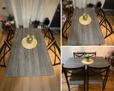 Modern 5-Piece Dining Table Set – Excellent Condition, View more