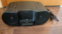 Sony ZS-S3IP CD Boombox for iPhone and iPod (Black)