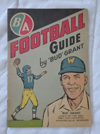 B/A Bud Grant Football Guide 1963