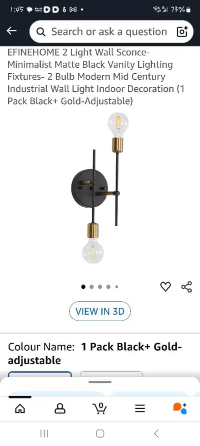 EFINEHOME Wall Light, View more