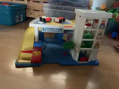 Fisher price parking garage rare collectible, View more