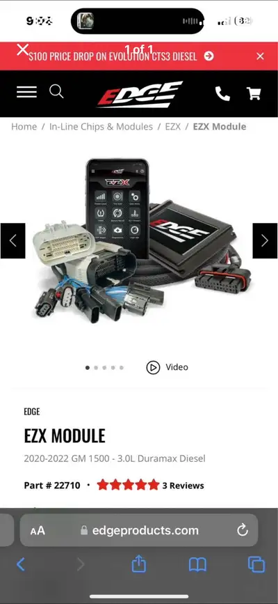 Just installed the new edge ezx system , wanna keep your warranty and get another 50hp? This is the...